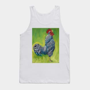 Rocky the Barred Rock Rooster Tank Top